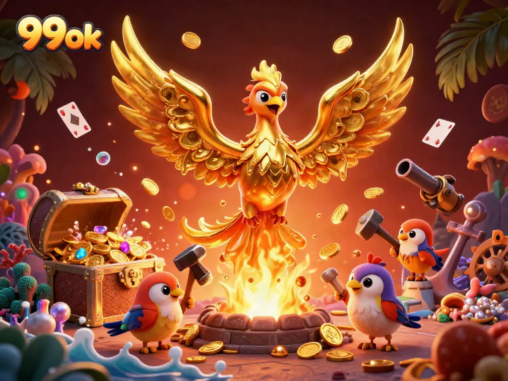 Experience the thrill of gameplay with 99ok's vibrant casino scene, featuring dynamic elements and gold recovery.