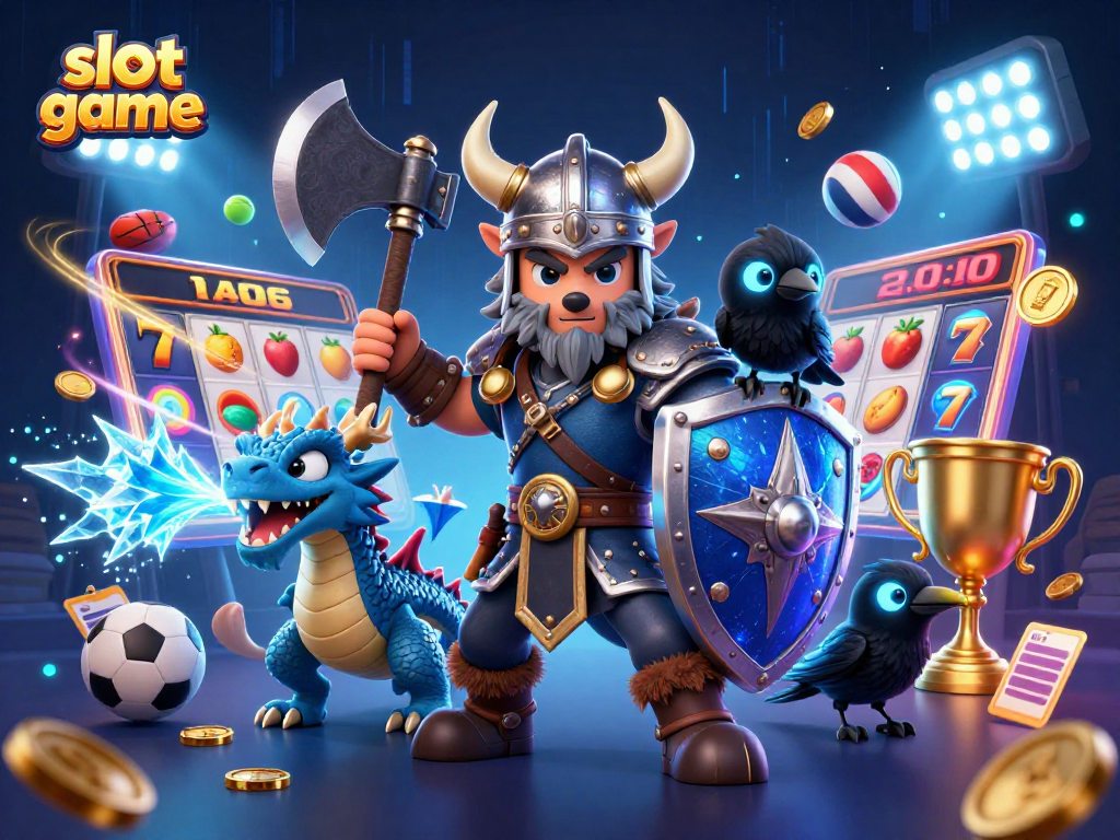 Engage in an exciting slot game with vibrant 3D characters and dynamic action!