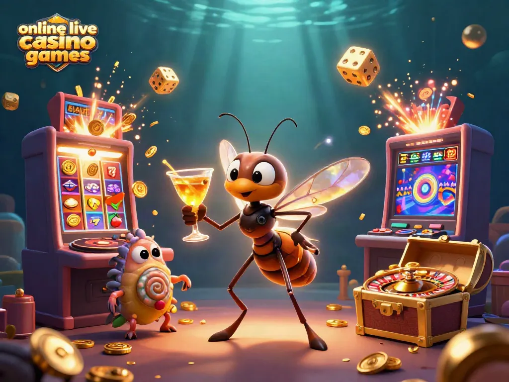 Engage with exciting online live casino games featuring vibrant characters and dynamic gaming elements