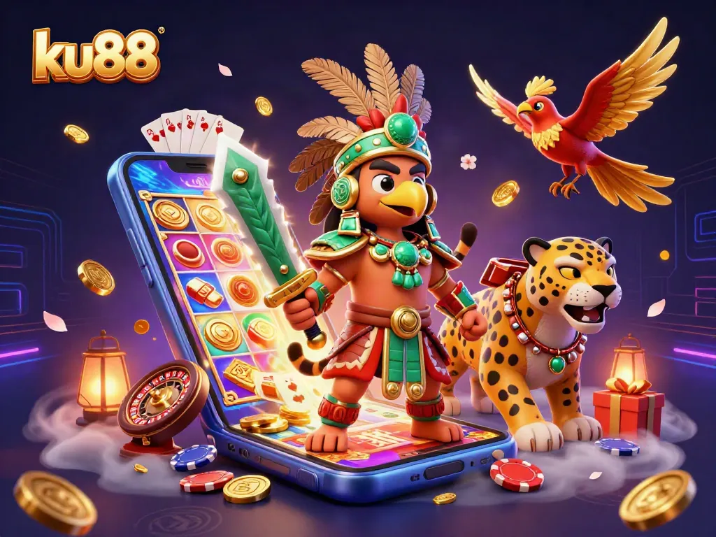 ku88 elevates your gaming experience with a vibrant mix of 3D casino art and dynamic slot games.